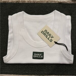 Daily Drills Austin Pop Up Limited Edition Paisley Logo Ribbed Tank